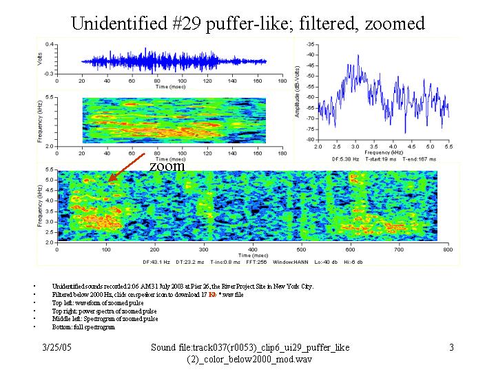 Filtered puffer-like unknown